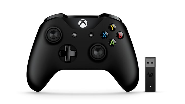 Xbox Controller + Wireless Adapter for Windows 10《Windows 專用 Xbox 控制器 + Windows 10 無線顯示卡》