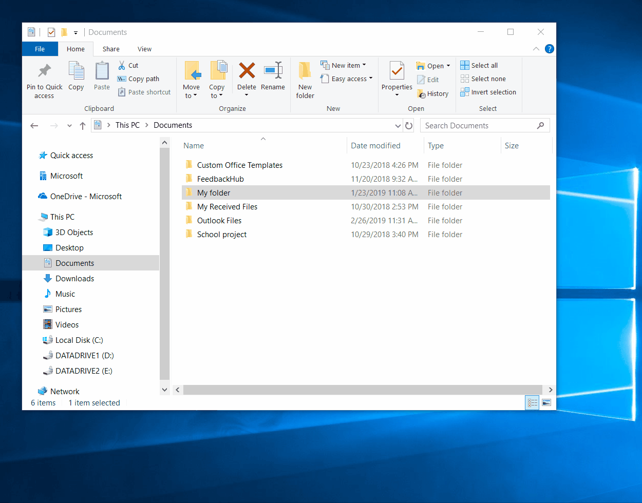 encrypted folder windows 10