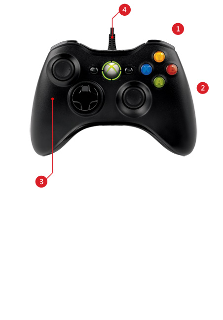 Xbox 360 Controller For Windows Xbox 360 コントローラー フォー ウィンドウズ リキッド ブラック Microsoft Hardware