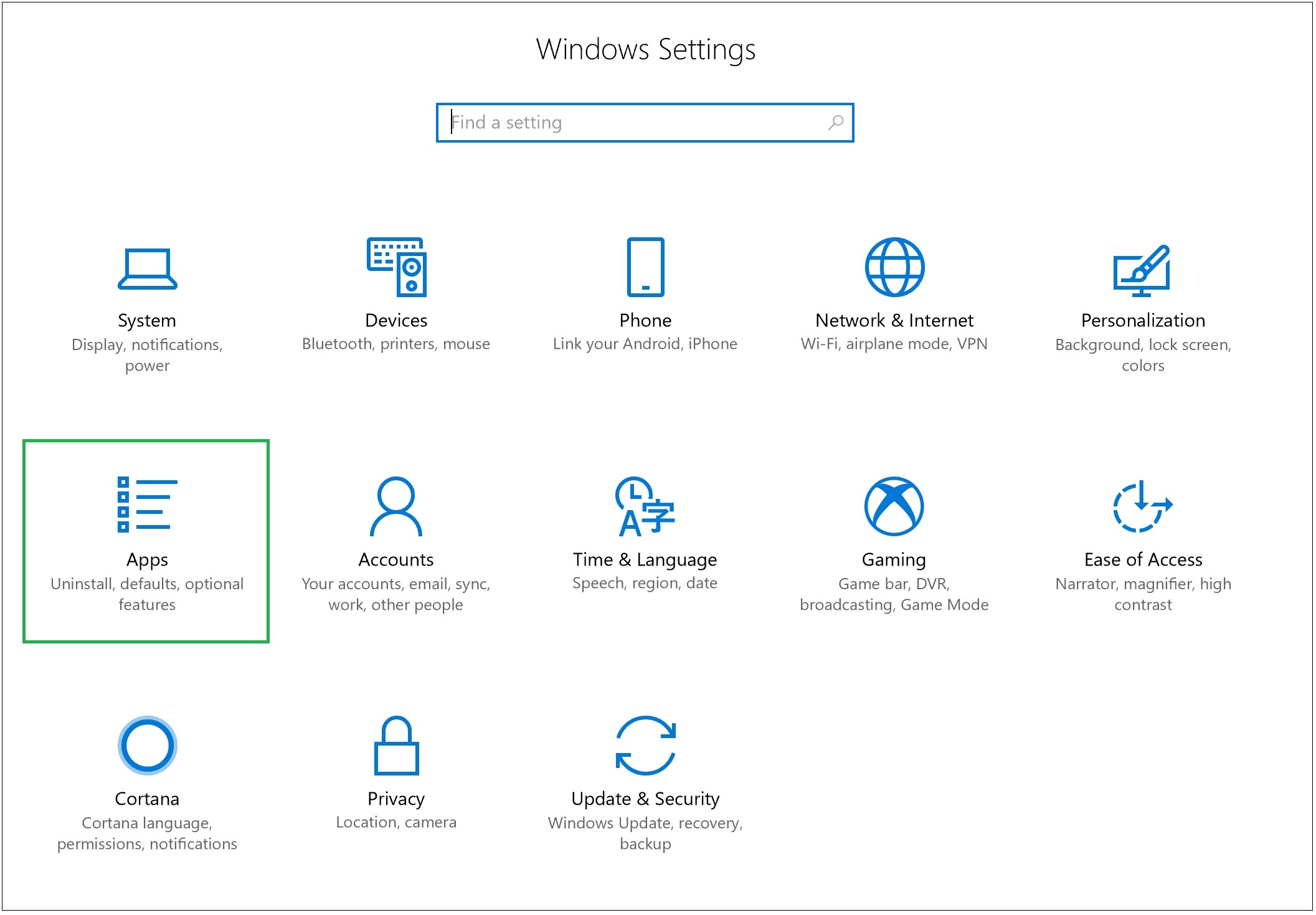 Windows 10 цвет приложений