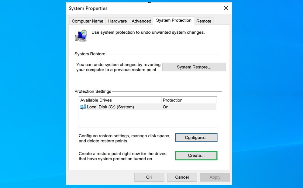 Safeguard your computer with System Restore on Windows 10 | Windows ...