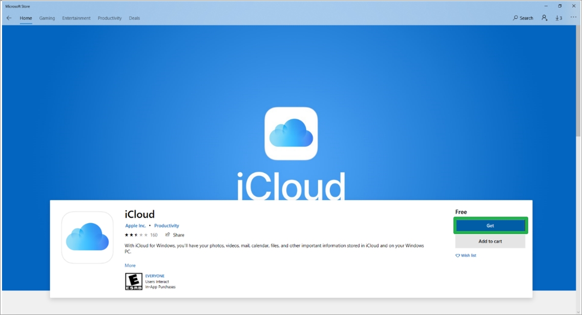 icloud download pc windows 10