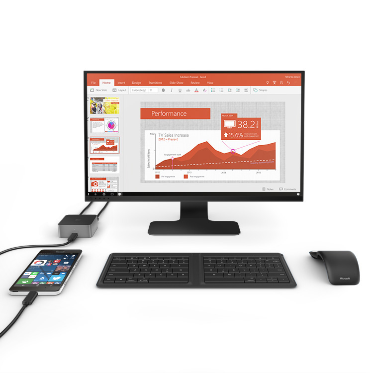 microsoft display dock for lumia 950 and 950 xl