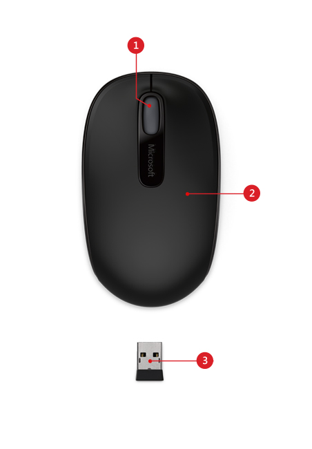 Wireless Mobile Mouse 1850 | Microsoft Accessories