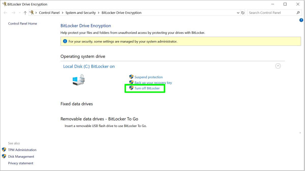 windows bitlocker download for windows 10