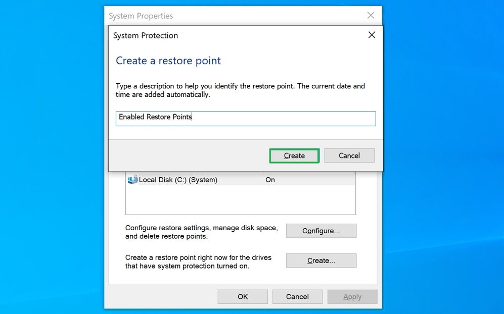 Windows restore points что это и где находится